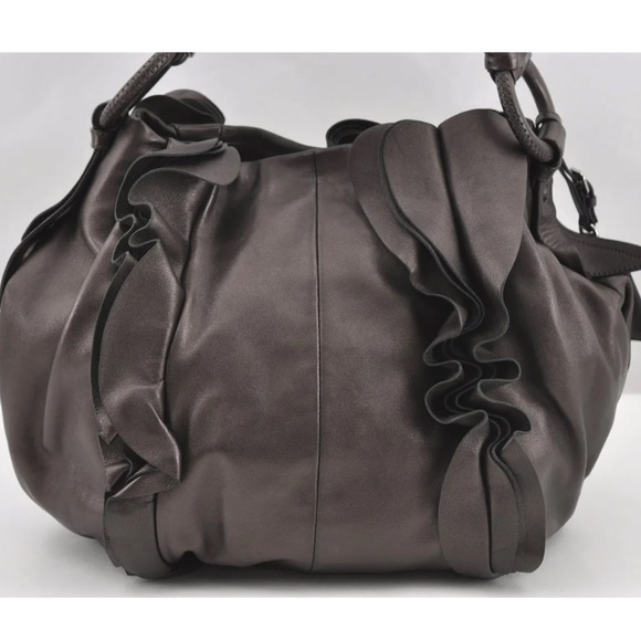 PRADA NAPA LEATHER HOBO SHOULDER BAG - Picture 2 of 16